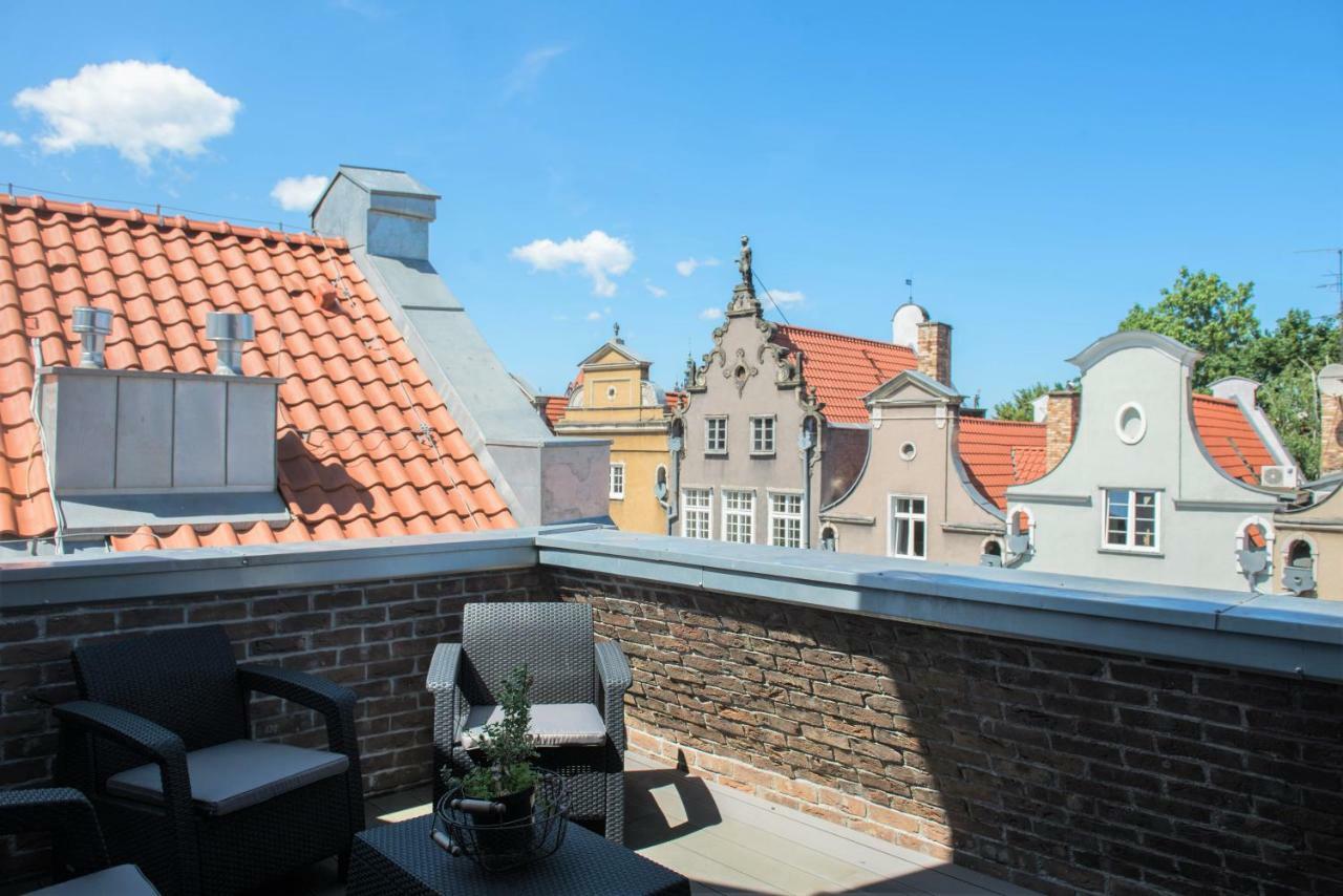 Viu Apartament Z Tarasem W Sercu Gdanska Exterior foto